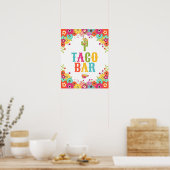 Taco Bar Poster - Fiesta Party Table Sign (Küche)