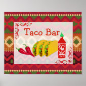 Taco Bar Sign Poster (Vorne)