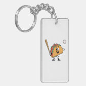 Taco Baseball Fun Schlüsselanhänger (Vorderseite links)