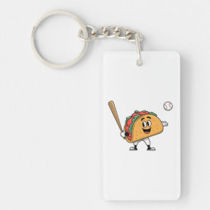 Taco Baseball Spaß Schlüsselanhänger