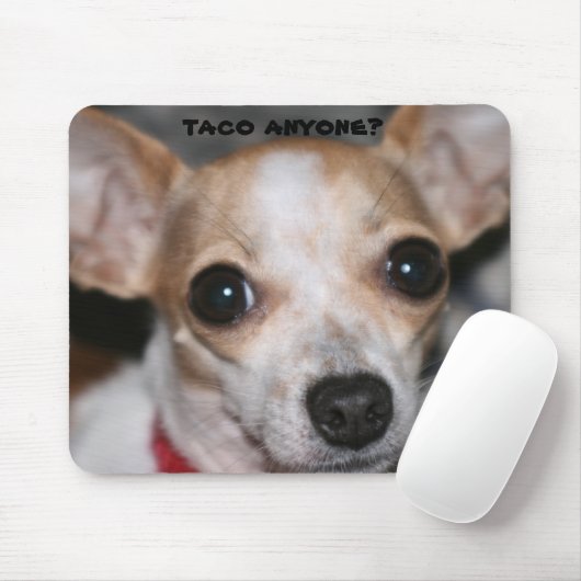 Taco- Bellhund Mousepad (Mit Mouse)