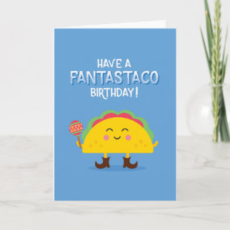 Taco Birthday Card Karte