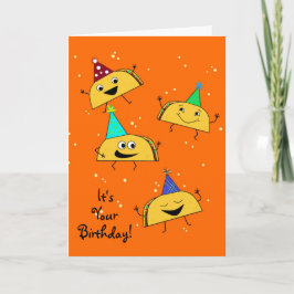 Taco Birthday Card Karte
