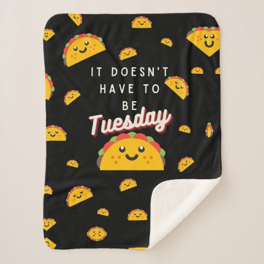 Taco Blanket Sherpadecke (Vorderseite)