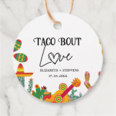 Taco bou Liebe Engagement Partei Geschenkanhänger (Vorderseite)