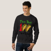 Taco Bout 100 Days Of School Taco Lover Teacher Ki Sweatshirt (Vorne ganz)