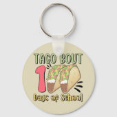 Taco Bout 100 Tage der Schule Schlüsselanhänger (Rückseite)
