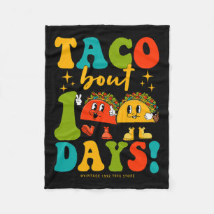 Taco Bout 100 Tage der Schüler Lehrer Angesagt Fleecedecke
