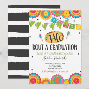 Taco 'Bout A Abschluss Fiesta Graduation Party Einladung