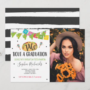 Taco 'Bout A Abschluss Fiesta Graduation Party Einladung