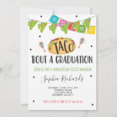 Taco 'Bout A Abschluss Fiesta Graduation Party Einladung (Vorderseite)