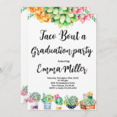 Taco 'Bout a Abschluss Fiesta Party Einladung (Vorne/Hinten)