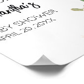 Taco Bout A Baby Boho Baby Dusche Willkommen Poster (Ecke)