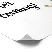 Taco Bout A Baby Boho Vielen Dank für Ihren Besuch Poster (Ecke)