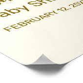 Taco 'Bout A Baby Cactus Baby Shower Willkommen Poster (Ecke)