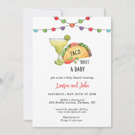 Taco Bout A Baby Couple's Baby Shower Fiesta Einladung