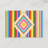 Taco bout a Baby Diaper Raffle Visitenkarte (Rückseite)