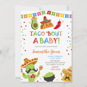 Taco Bout a Baby Dusche Einladung