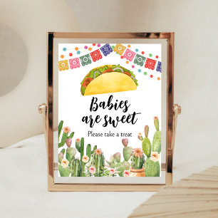 Taco Bout A Baby Fiesta Babies sind süß Poster