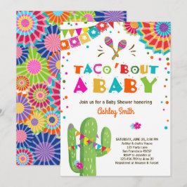 Taco Bout a Baby Fiesta Baby Dusche Einladung