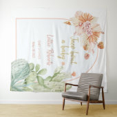 Taco 'Bout a Baby, Fiesta Baby Dusche Hintergrund Wandteppich (Beispiel (Horizontal))