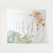 Taco 'Bout a Baby, Fiesta Baby Dusche Hintergrund Wandteppich (Vorderseite (Horizontal))