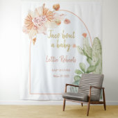 Taco 'Bout a Baby, Fiesta Baby Dusche Hintergrund Wandteppich (Beispiel)