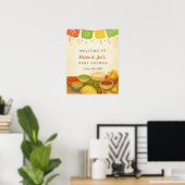Taco Bout A Baby Fiesta Baby Shooter Willkommenspe Poster (Heimbüro)