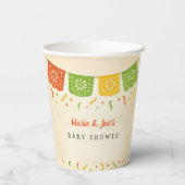 Taco Bout A Baby Fiesta Baby Shooting Paper Cups Pappbecher (Rückseite)