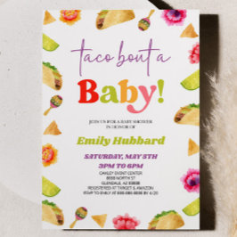 Taco Bout A Baby! Fiesta Baby Shower Einladung