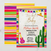 Taco 'Bout A Baby Fiesta Baby Shower Einladung (Vorne/Hinten)