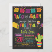 Taco Bout a Baby Fiesta Baby Shower Einladung (Vorderseite)