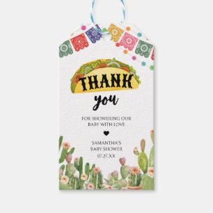 Taco Bout A Baby Fiesta Baby Shower Fevor Tags Geschenkanhänger