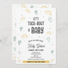Taco-Bout-a-Baby, Fiesta-Babydusche Einladung