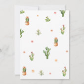 Taco Bout A Baby Fiesta Babydusche Einladung (Rückseite)