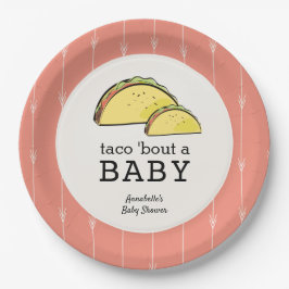Taco Bout a Baby Fiesta Babydusche Pappteller