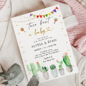Taco 'Bout A Baby Fiesta Cactus Baby Shower Einladung