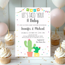 Taco 'Bout A Baby Fiesta Cactus Baby Shower