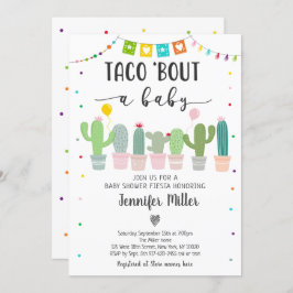 Taco Bout A Baby Fiesta Cactus Baby Shower Einladung
