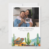 Taco Bout A Baby Fiesta Foto Babydusche Einladung (Rückseite)