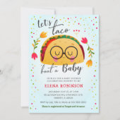 Taco Bout a Baby Mexican Fiesta Blue Boy Dusche Einladung (Vorderseite)