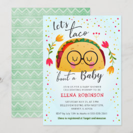 Taco Bout a Baby Mexican Fiesta Blue Boy Dusche Einladung