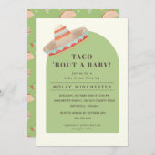 Taco Bout a Baby Shower Einladung (Vorne/Hinten)