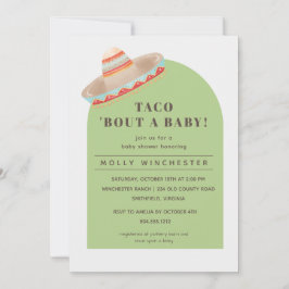 Taco Bout a Baby Shower Einladung