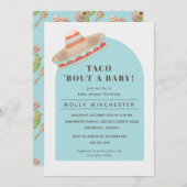 Taco Bout a Baby Shower Einladung (Vorne/Hinten)
