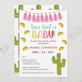 Taco Bout a Baby Shower Einladung (Vorne/Hinten)