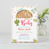 Taco Bout a Baby Shower Einladung Fiesta (Stehend Vorderseite)