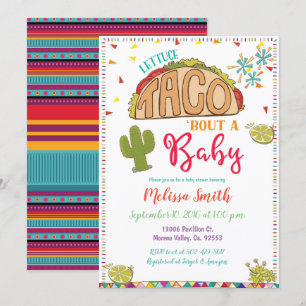 Taco Bout a Baby Shower Einladung Fiesta