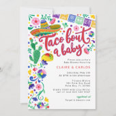 Taco 'Bout a Baby Shower Einladung - Lebhafte Fies (Vorderseite)