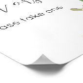 Taco Bout a Baby Shower favorisiert Poster (Ecke)